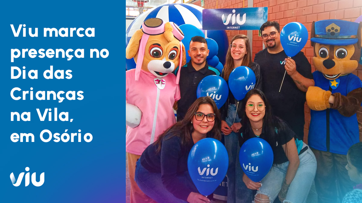 Viu marca presença no Dia das Crianças na Vila em Osório