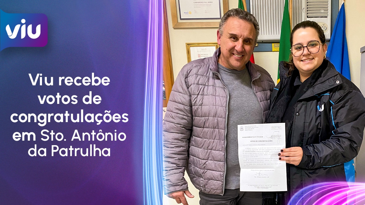 Viu Internet é homenageada por atuação social em Santo Antônio da Patrulha