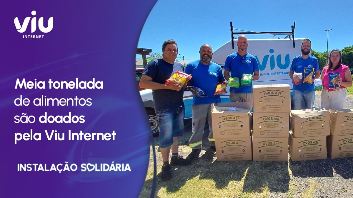 Viu Internet doa alimentos a Osório e Sto. Antônio da Patrulha