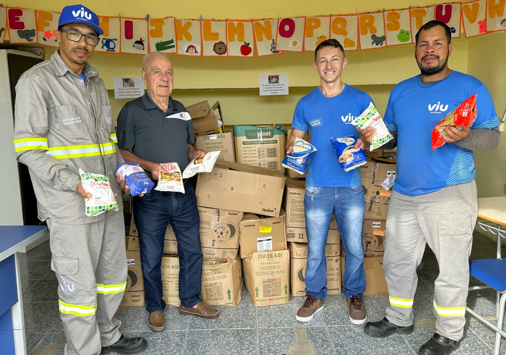 Viu Internet doa mais de meia tonelada de alimentos em Capão da Canoa