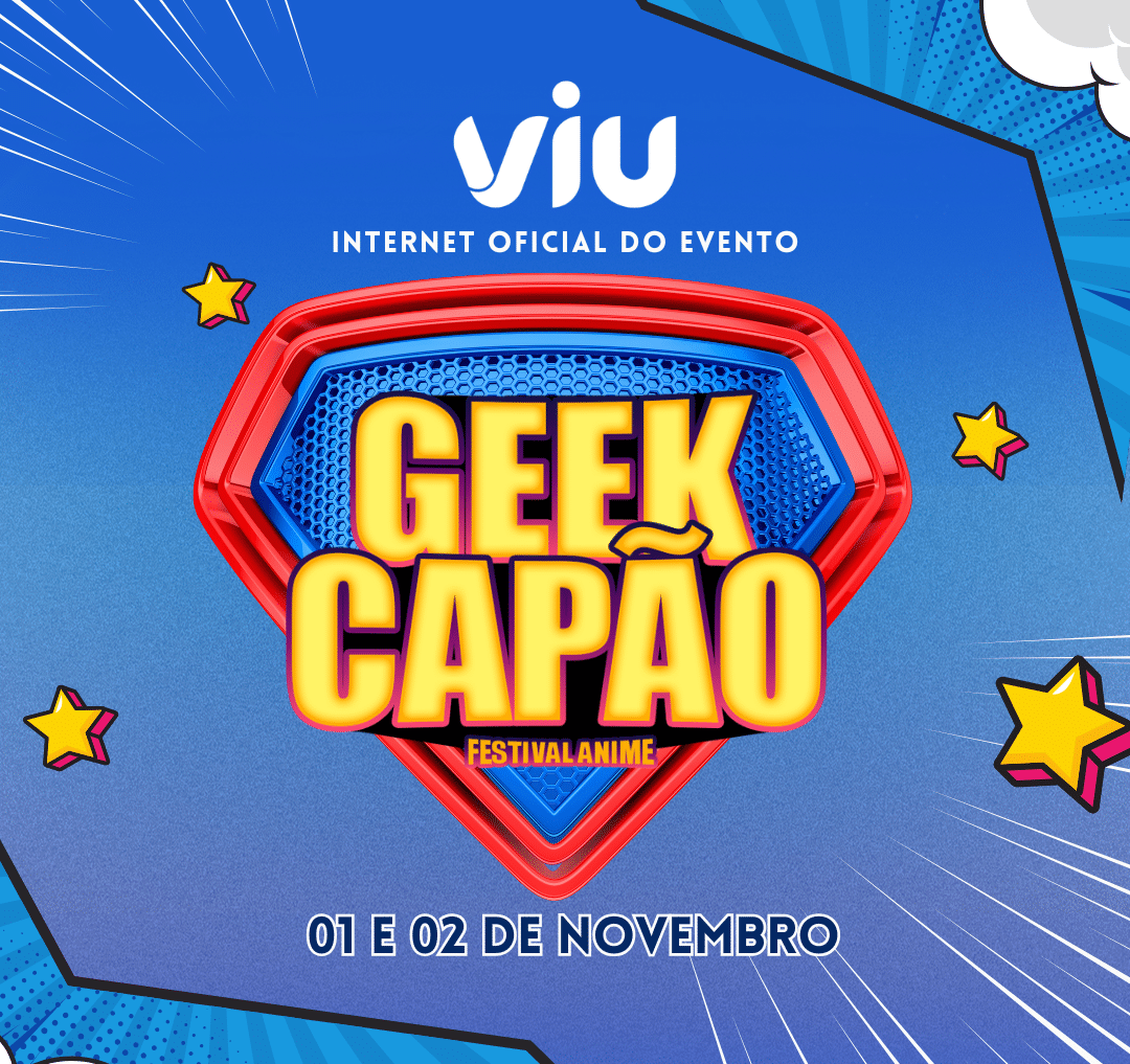 Viu é a internet oficial do GeekCapão 2025