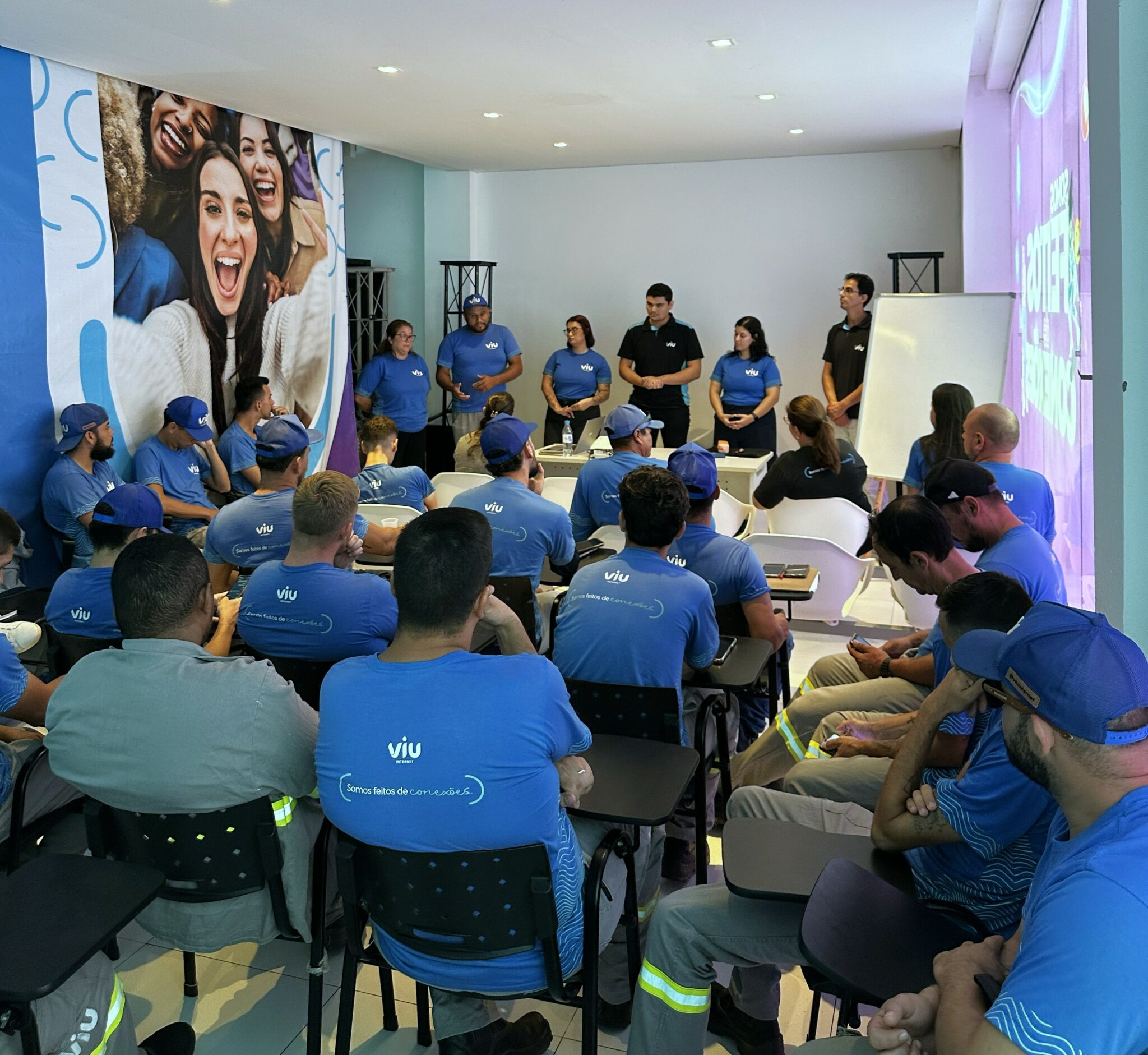 Viu Internet realiza treinamentos de segurança com as equipes